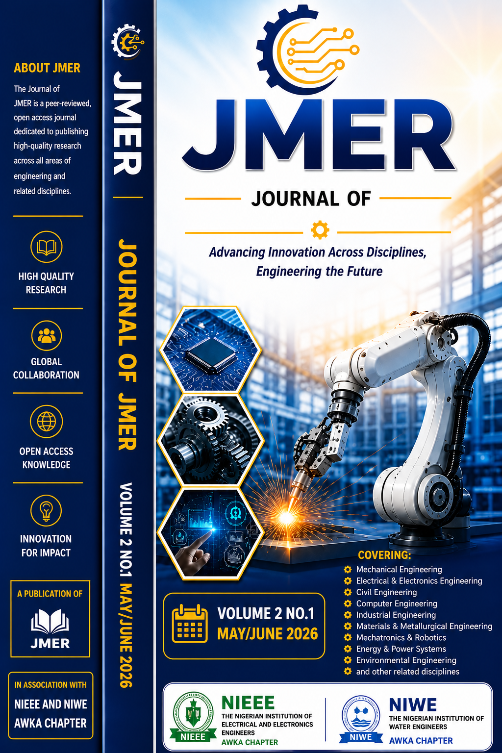 					View Vol. 2 No. 1 (2026): Journal of Multidisciplinary Research in Engineering (JMER), Volume 2 No. 1, May/June 2026
				