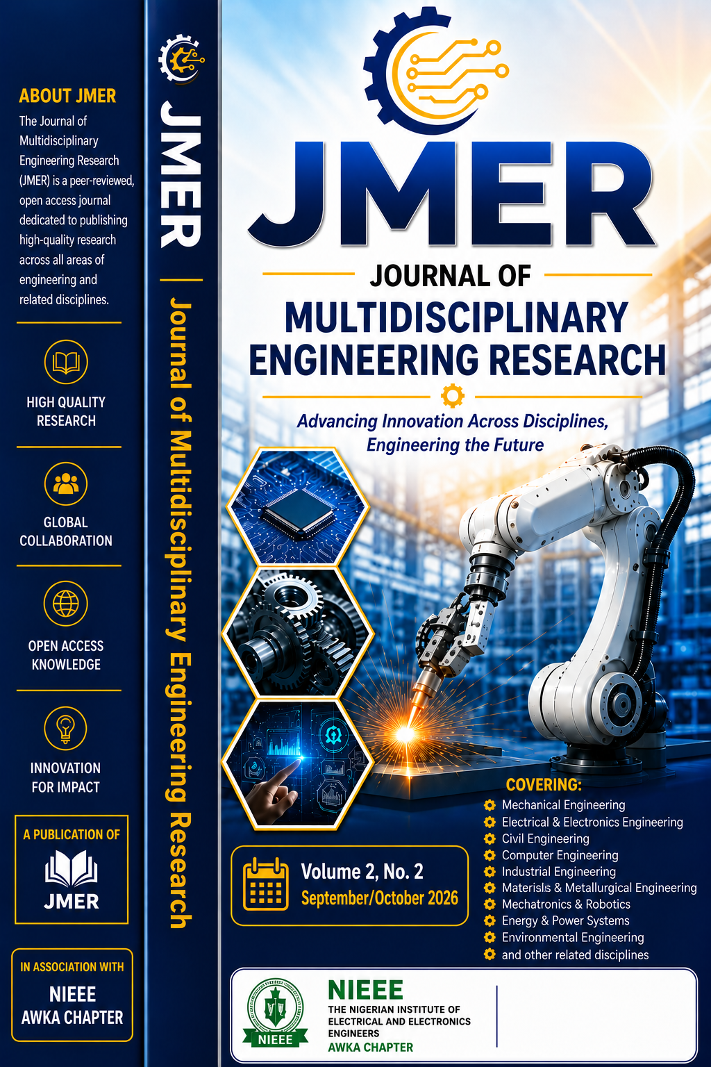 					View Vol. 2 No. 2 (2026): Journal of Multidisciplinary Research in Engineering (JMER), Volume 2 No. 2, September/October 2026
				